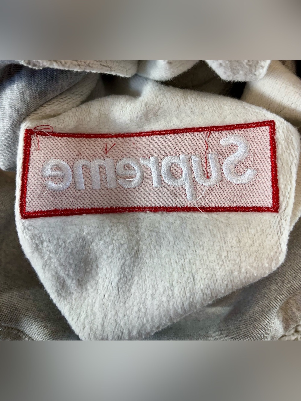 *Authentic* Supreme Box Logo Men’s Medium Hooded Sweatshirt in Heather‎ Grey - Picture 14 of 15